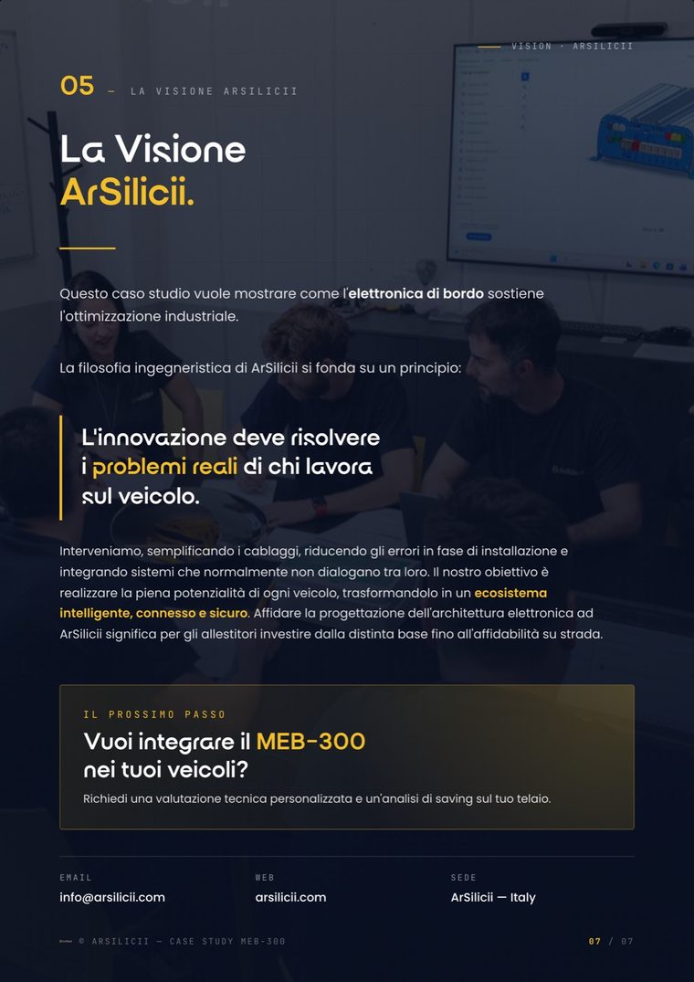 Pagina 7: la visione ArSilicii