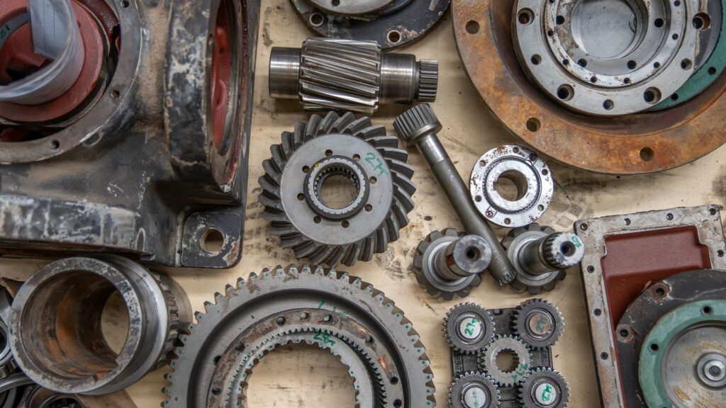 Manometri di precisione su un pannello di controllo industriale